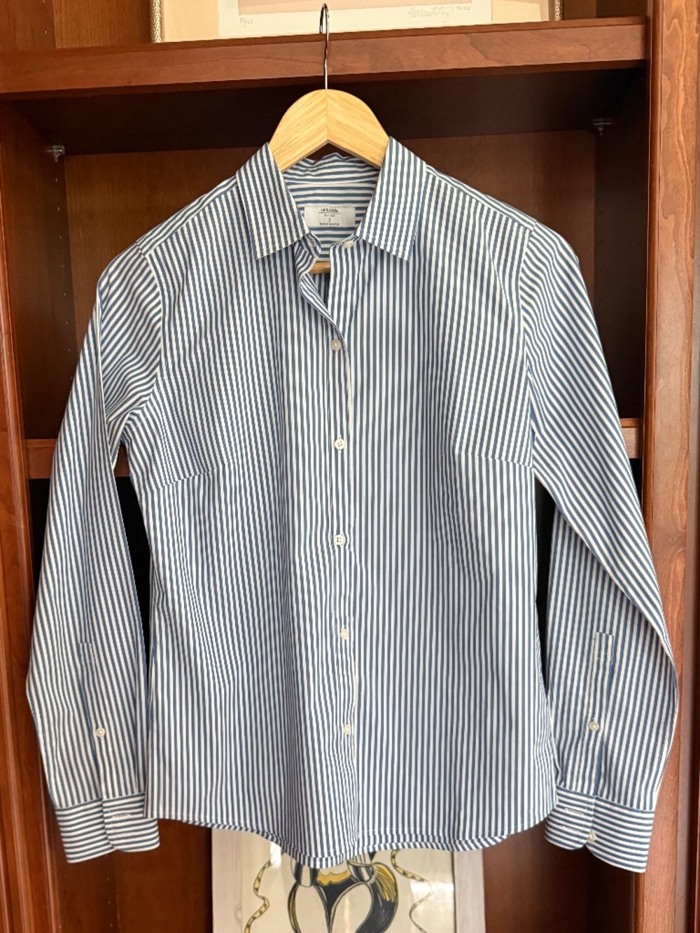 UnTuckit Blue Stripe Shirt
